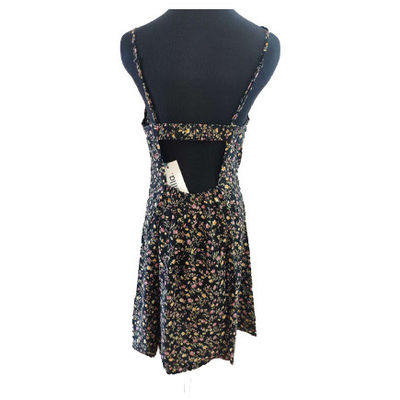 Fashion Polyester Elegant Floral Spaghetti Strap Summer Dress