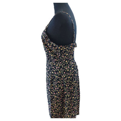 Fashion Polyester Elegant Floral Spaghetti Strap Summer Dress